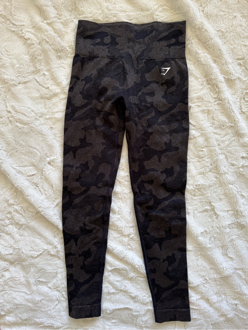 Gymshark Adapt Ribbed Camo Leggings XS